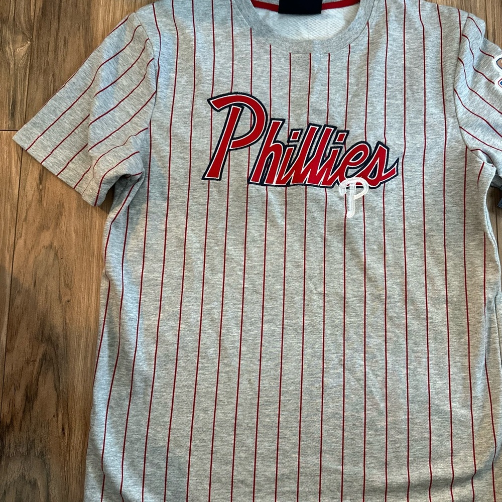 New Era Gray and Red Phillies Jersey NWT